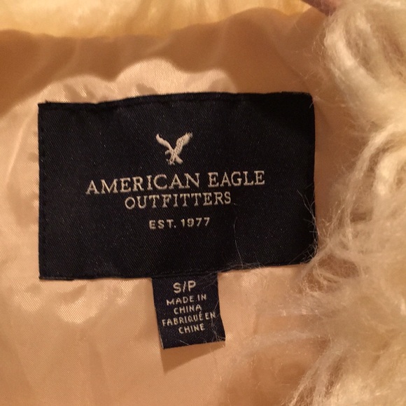 AERO S/P WHITE/IVORY FAUX FUR LONG-SHEARLING VEST. Finished Pink Lining - Picture 2 of 16